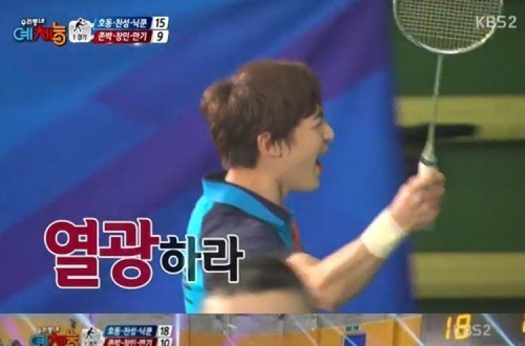 [Photo News] Nichkhun returns as Prince of Badminton