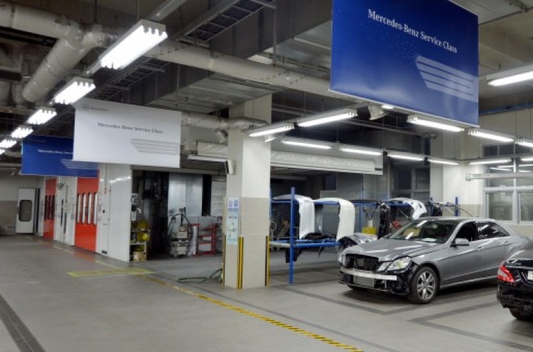 Repair center offers ultimate luxury for Benz owners