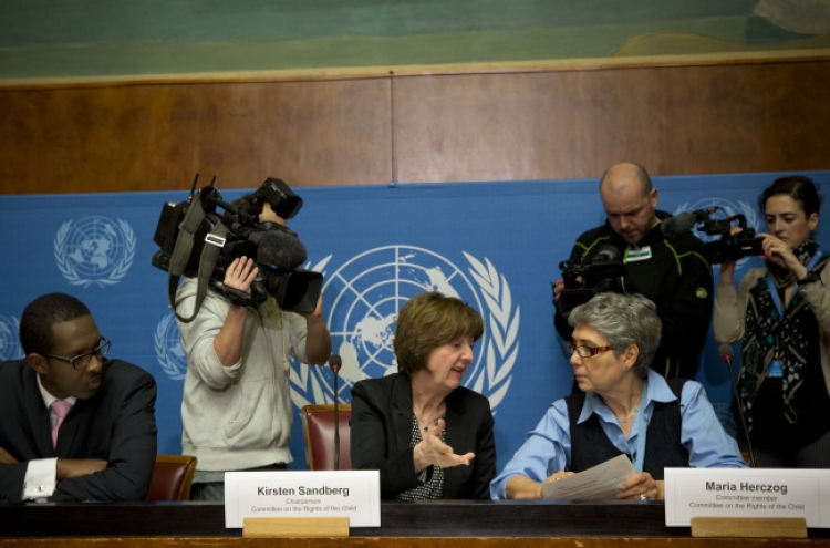 Vatican under scrutiny after U.N. report