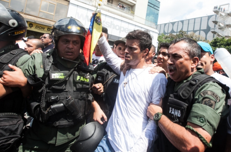 Venezuela’s opposition leader jailed