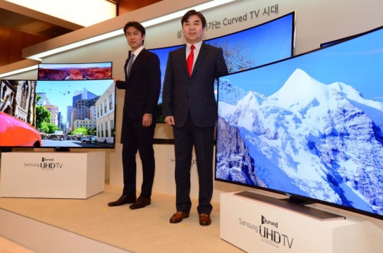 Samsung introduces world’s first curved UHD TV