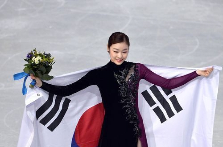 Kim Yu-na wins silver in ladies' singles figure skating