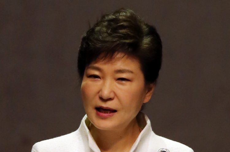 Park calls on Japan to face up to history