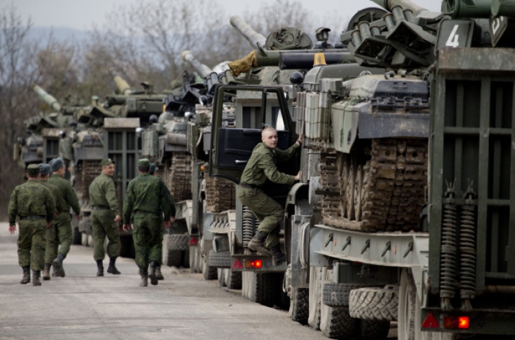 Russia builds up troops near Ukraine