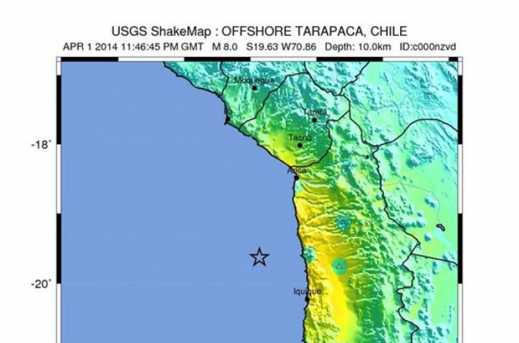 Chile orders evacuation as 8.2-magnitude quake kills 6