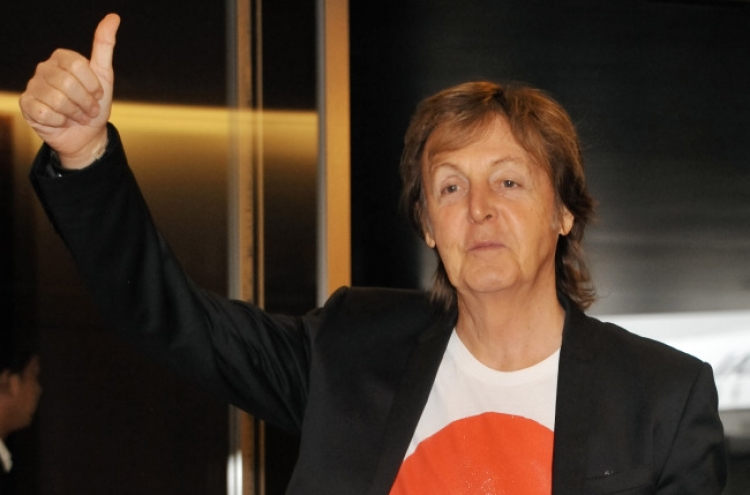 Ailing McCartney cancels, rebooks Tokyo concert
