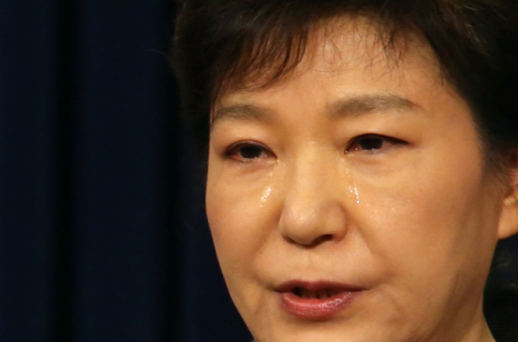 Park vows drastic reforms in tearful apology