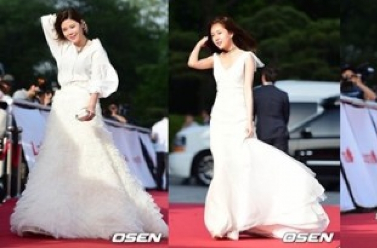Celebrities’ dresses at Baeksang awards