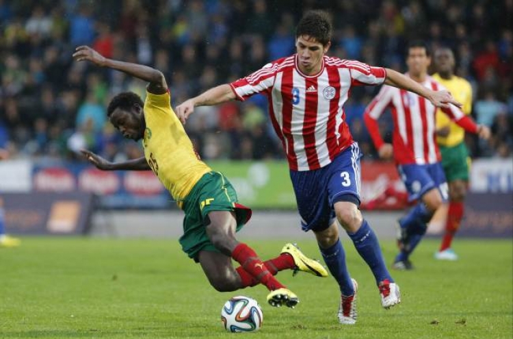 Paraguay beats Cameroon 2-1 in friendly