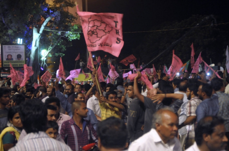 Celebrations as India gets new state of Telangana