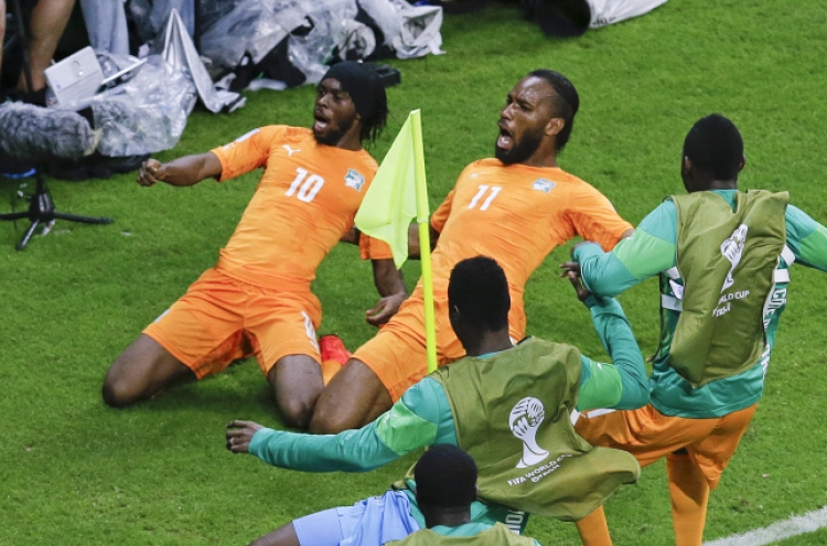 [World Cup] Ivory Coast double downs Japan