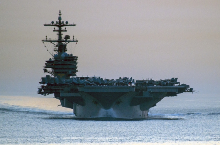 U.S. orders aircraft carrier to Gulf
