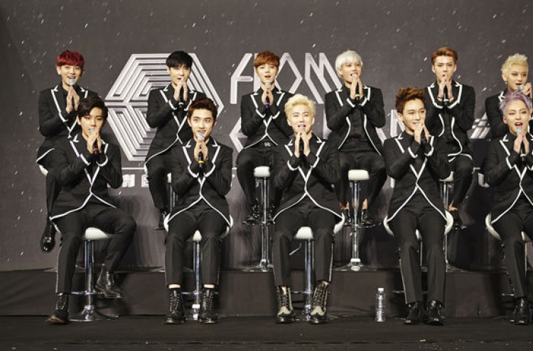 EXO become exclusive models for MCM