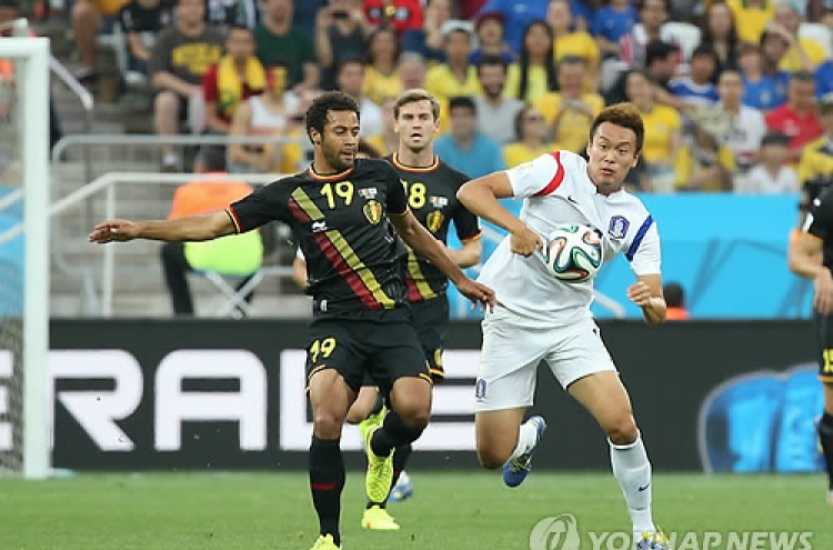 [World Cup] S. Korea gutsy without polish in loss to Belgium