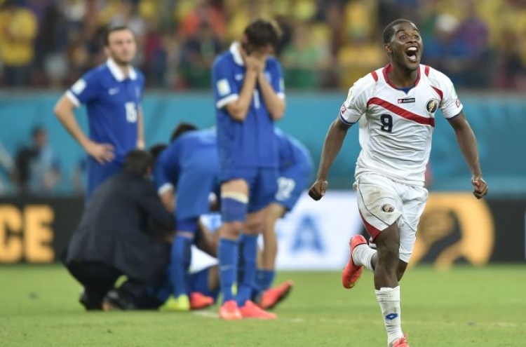 [World Cup] Ruiz guides Costa Rica into first World Cup quarter final