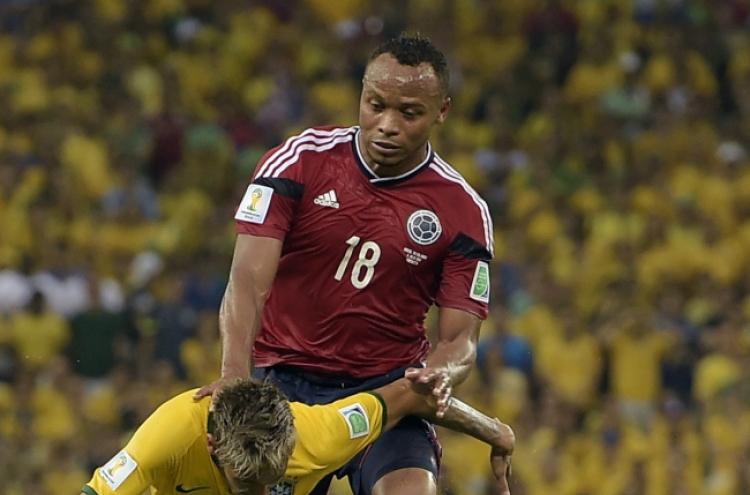 [World Cup] FIFA: No action against Zuniga for Neymar tackle