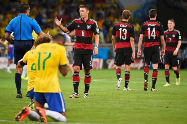 [World Cup] Germany run riot in record 7-1 defeat of Brazil