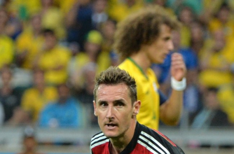 [Newsmaker] Klose's record compounds Brazil's defeat