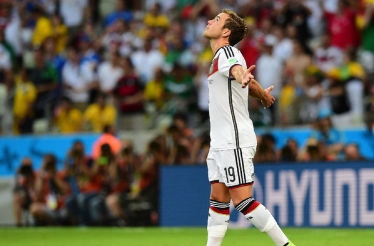 괴체, 결승골로 독일 우승 견인..아르헨티나에 1-0