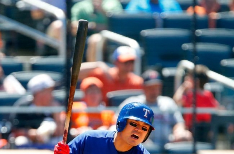 Rangers outfielder Choo Shin-soo hopes to start from scratch