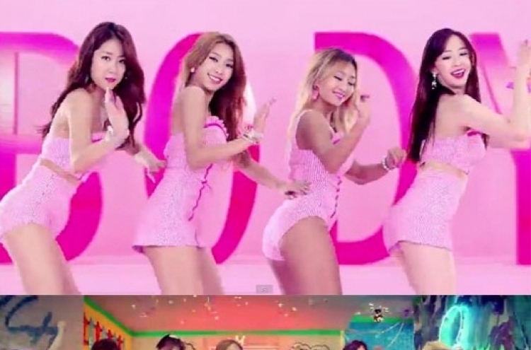 Sistar tops 10 music charts in 2 hours after release