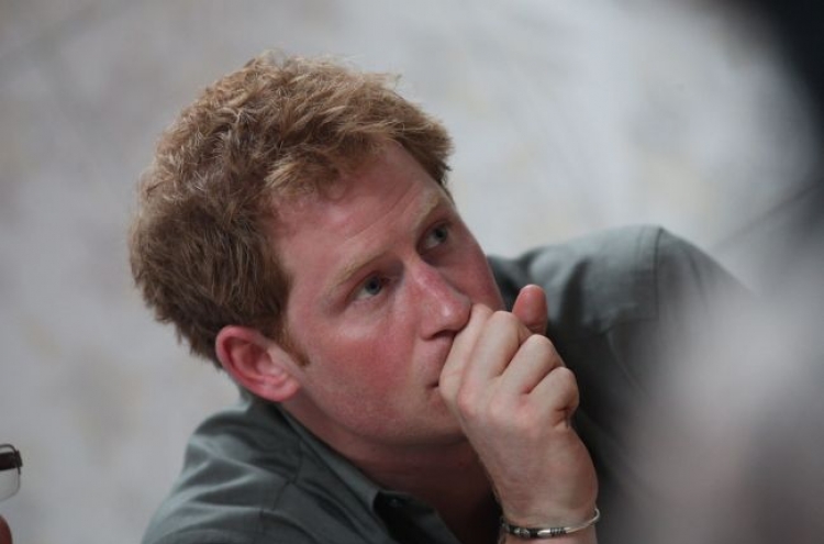 Britain’s Prince Harry voices Twitter hatred