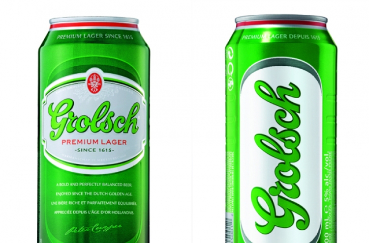 SABMiller presents Grolsch beer in can