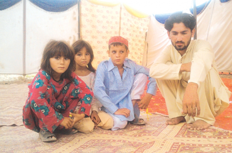 Orphaned and displaced by war