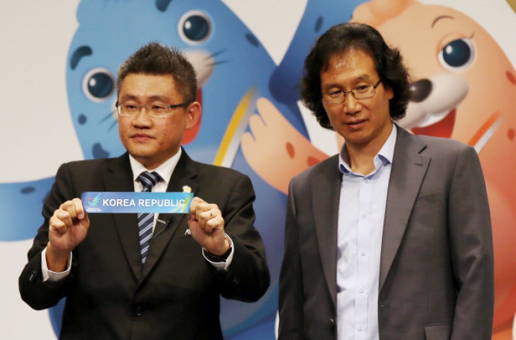 Korean soccer team draws Laos, Saudi Arabia, Malaysia