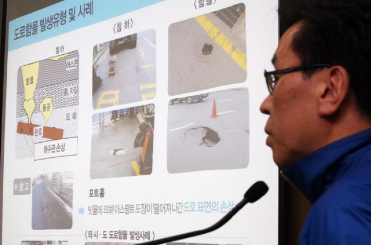 Seoul blames subway extension work for sudden sinkholes