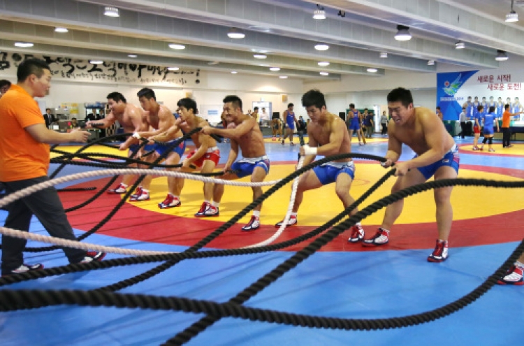 Korean wrestlers eye return to glory days at Asiad