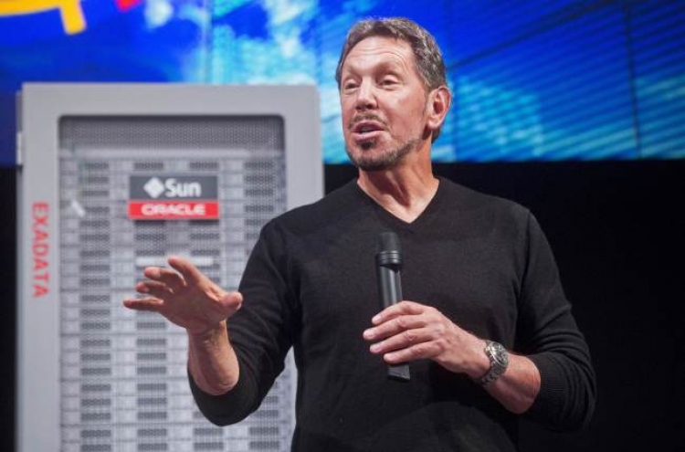 Larry Ellison steps down as Oracle chief executive