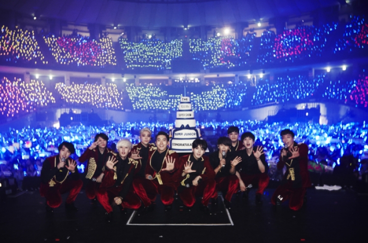 Super Junior hits 100-concert milestone