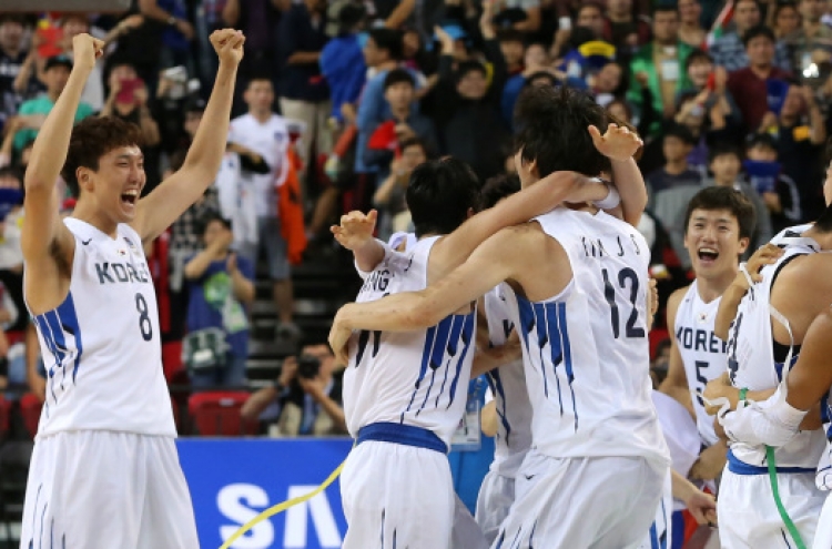 [Asian Games] Korea beats Iran for men's basketball gold