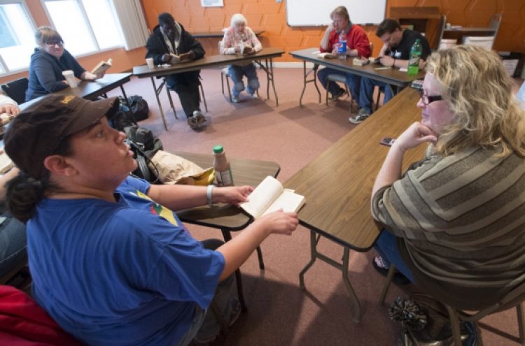 Finding  home in words: Book club serves homeless
