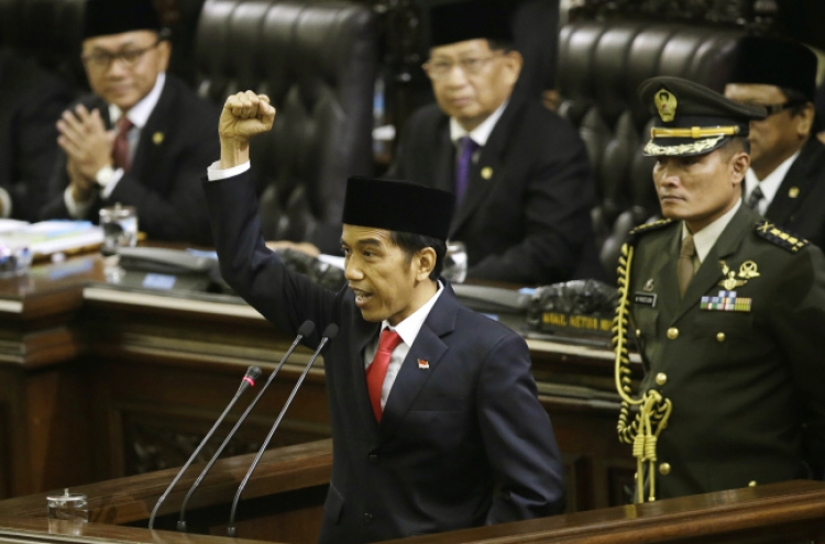 Joko Widodo sworn in as Indonesian president