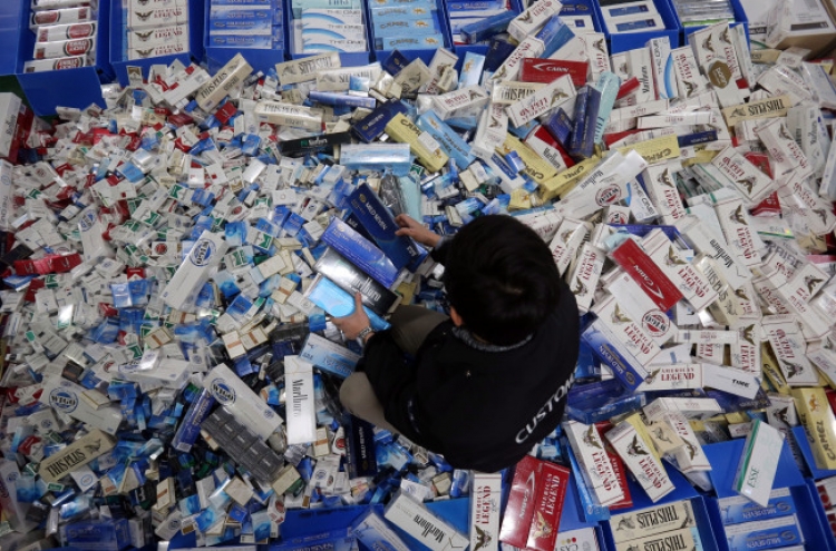 Korea steps up cigarette smuggling crackdown