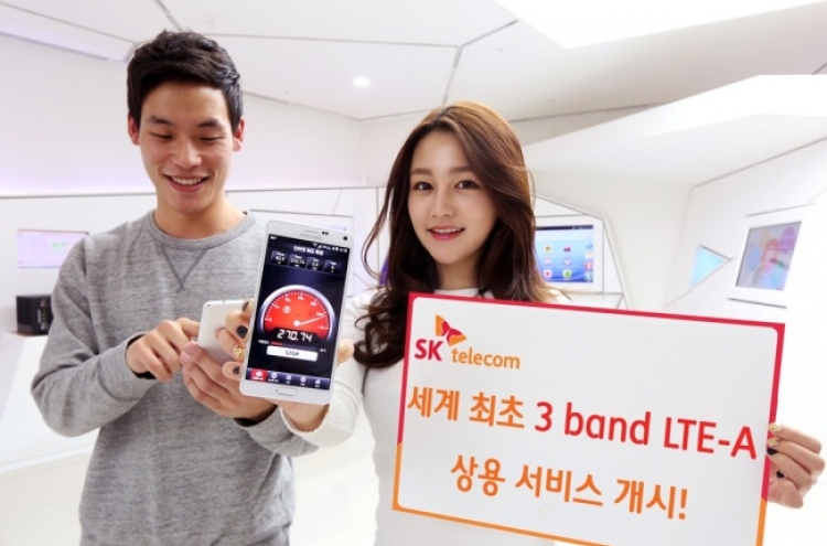 SK Telecom launches world’s first tri-band LTE-A service