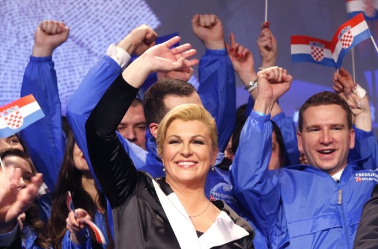 Croatia elects first female president