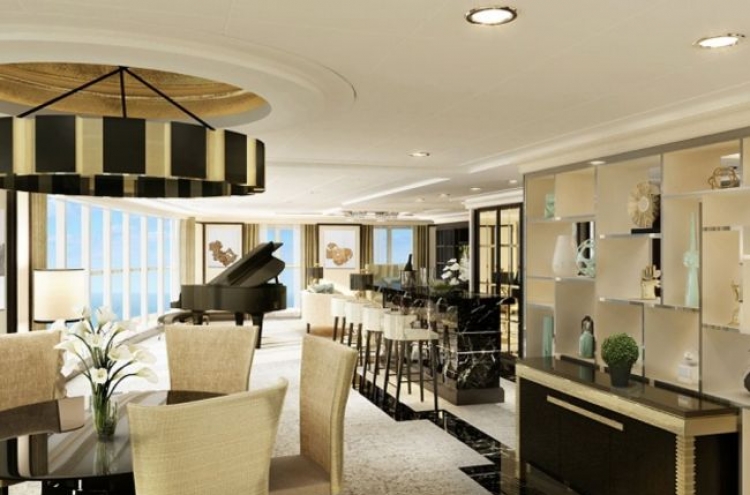 Huge luxury suite on ship will run $5,000 a person per night