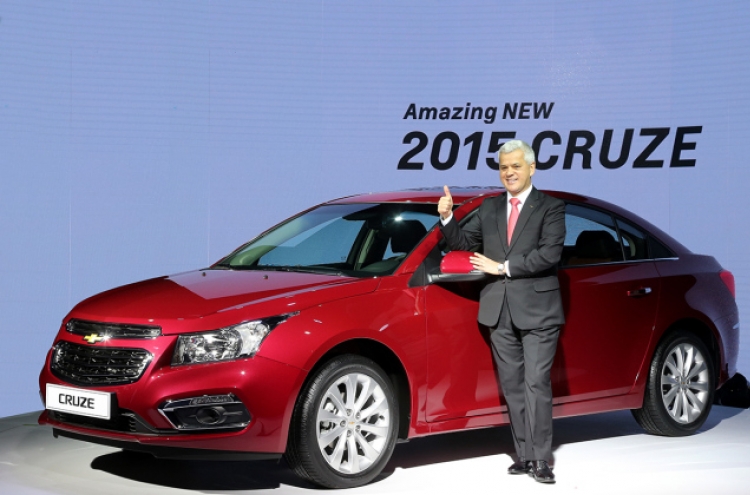 GM Korea unveils latest Cruze model in local market