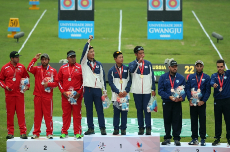 S. Korea captures four compound archery gold medals