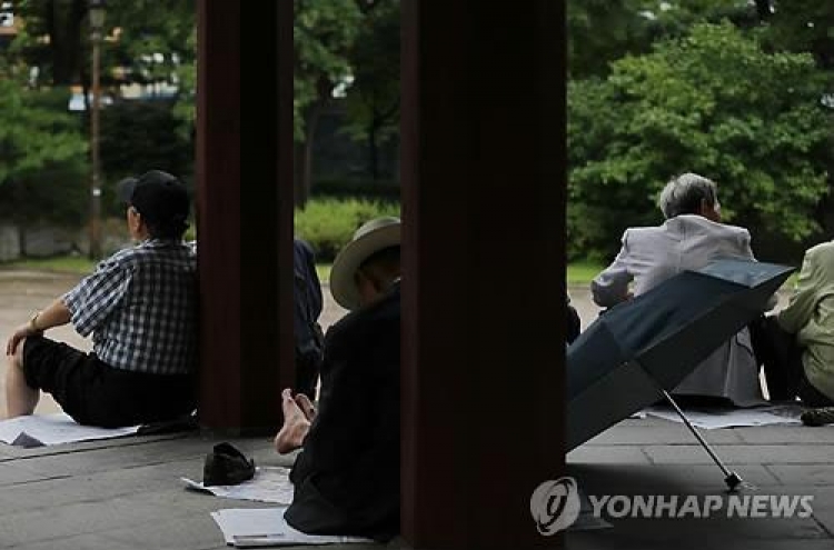 Korean retirees need 1m won per month: report