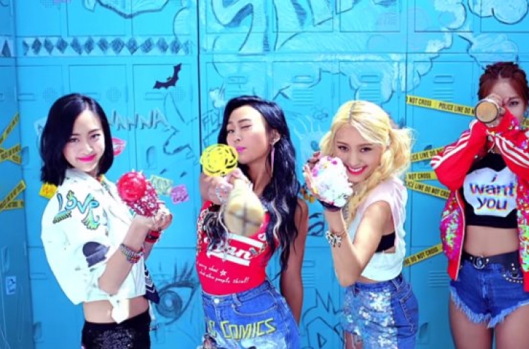 K-pop girl groups battle on summer charts
