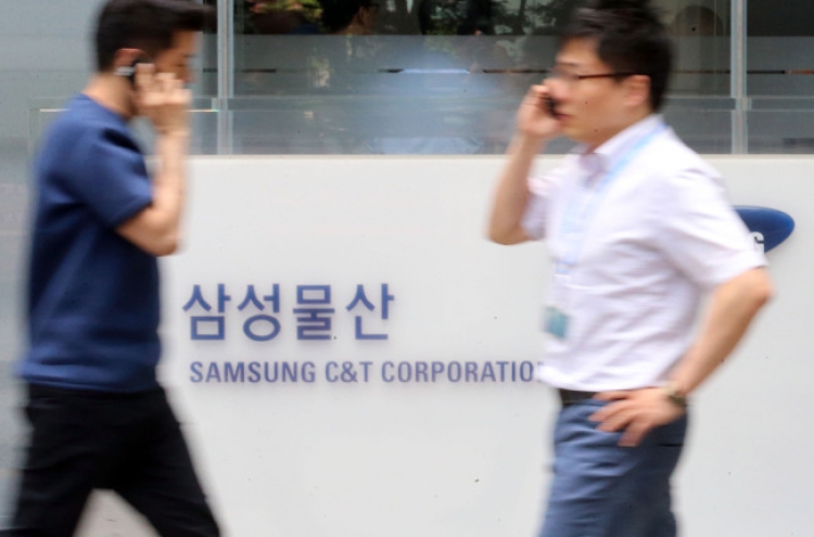 Samsung C&T shares fall on possible Elliott exit