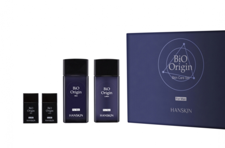 Hanskin launches new men’s anti-aging skincare products