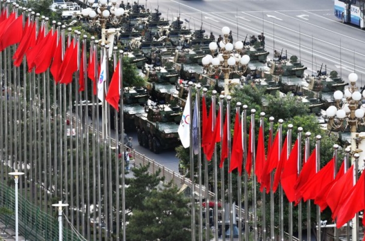 China parade to display new weaponry, defeat of Japan