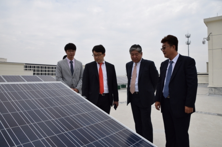 OCI constructs first solar plant in China