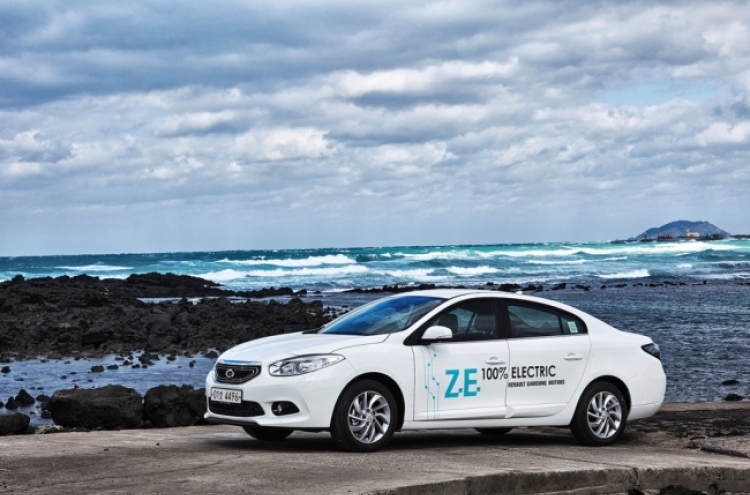 [Photo News] Renault Samsung runs EV-sharing  project in industrial complex