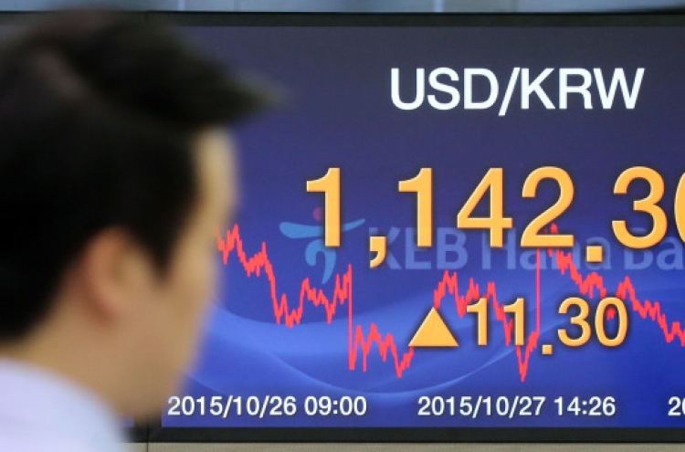 Korean won drops as U.S. Fed hints at rate hike